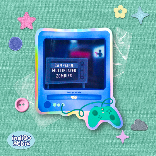 black ops 1 holographic sticker