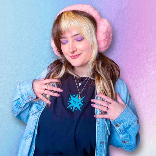 [XL] 'The Star' Black & Green T-Shirt