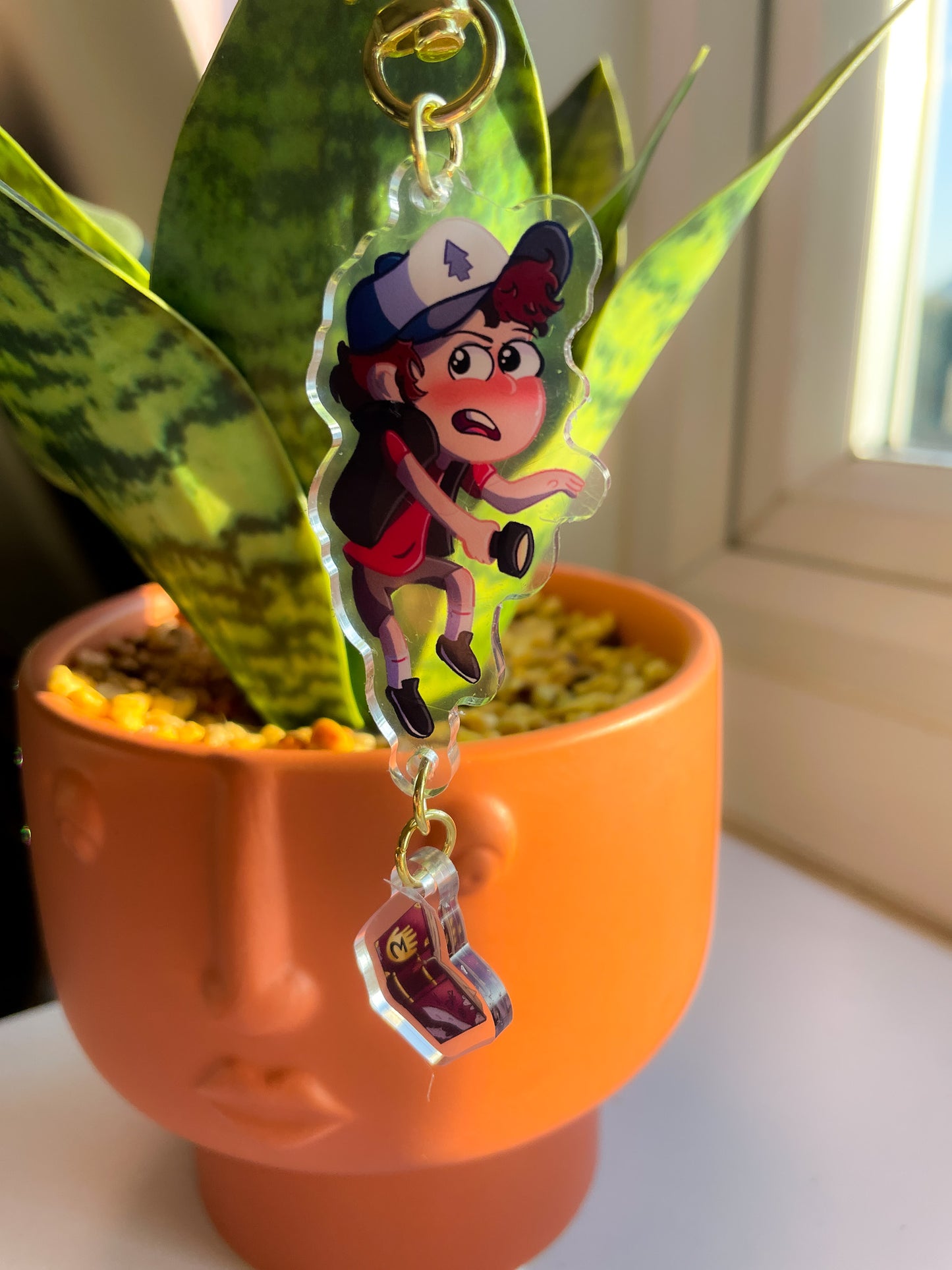 Dipper Double Keyring - Gravity Falls